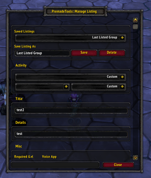 Premade Tools дл...